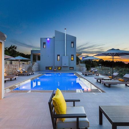 Luxury Cretan Villas With Private Pools Gállos Exteriér fotografie