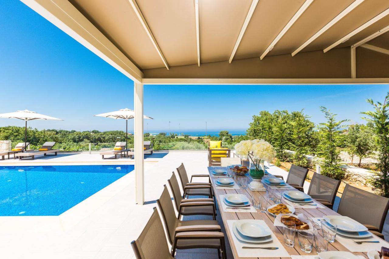 Luxury Cretan Villas With Private Pools Gállos Exteriér fotografie