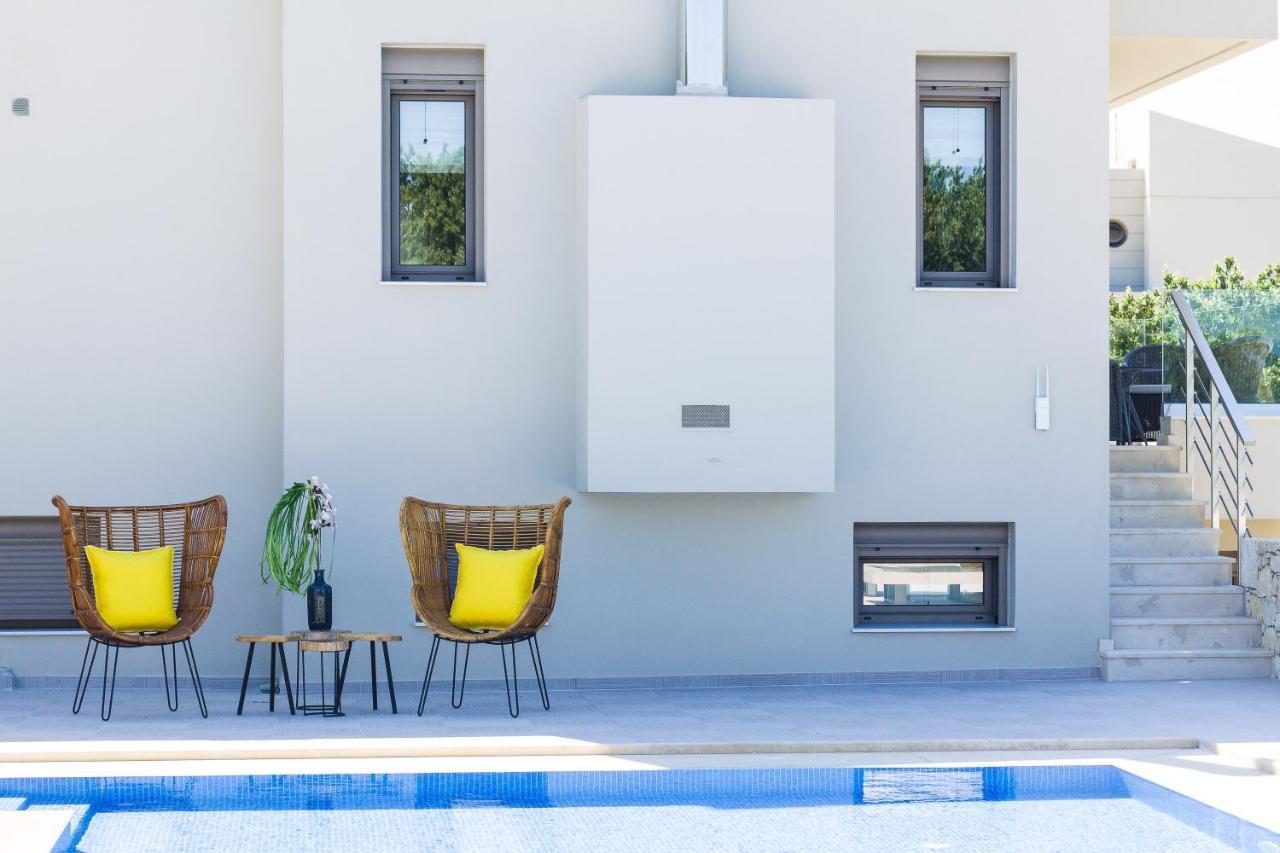 Luxury Cretan Villas With Private Pools Gállos Exteriér fotografie