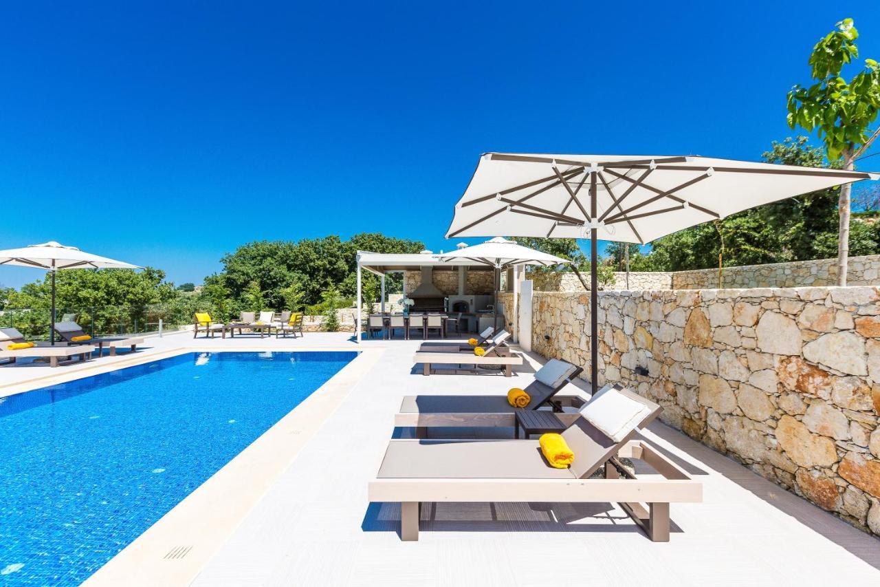 Luxury Cretan Villas With Private Pools Gállos Exteriér fotografie