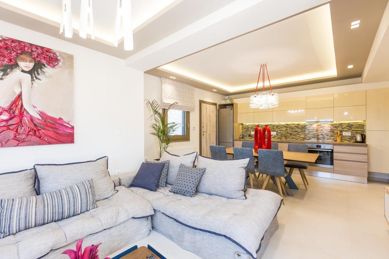 Luxury Cretan Villas With Private Pools Gállos Exteriér fotografie