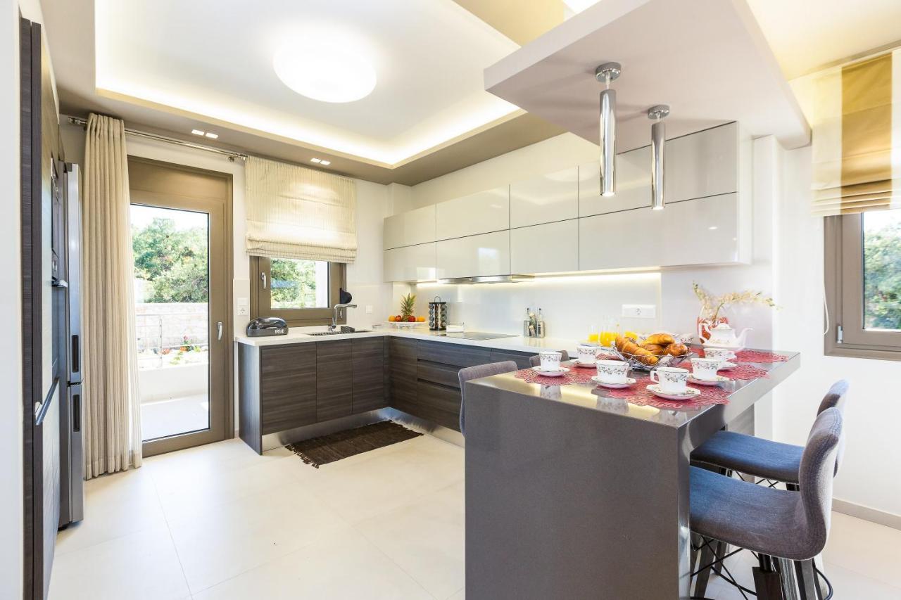 Luxury Cretan Villas With Private Pools Gállos Exteriér fotografie