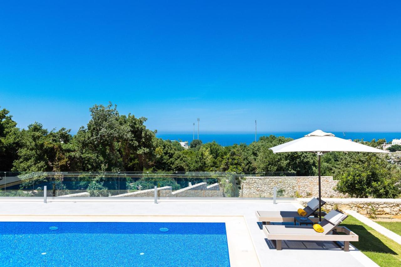 Luxury Cretan Villas With Private Pools Gállos Exteriér fotografie