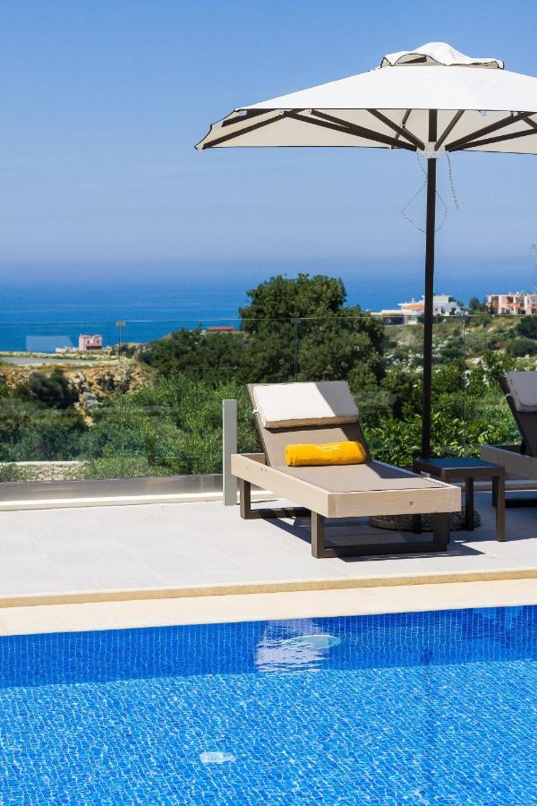 Luxury Cretan Villas With Private Pools Gállos Exteriér fotografie