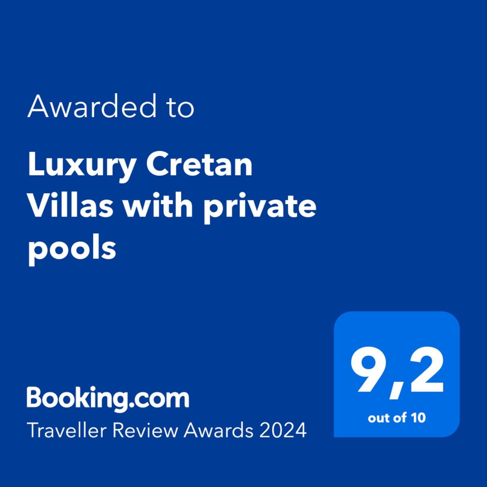 Luxury Cretan Villas With Private Pools Gállos Exteriér fotografie