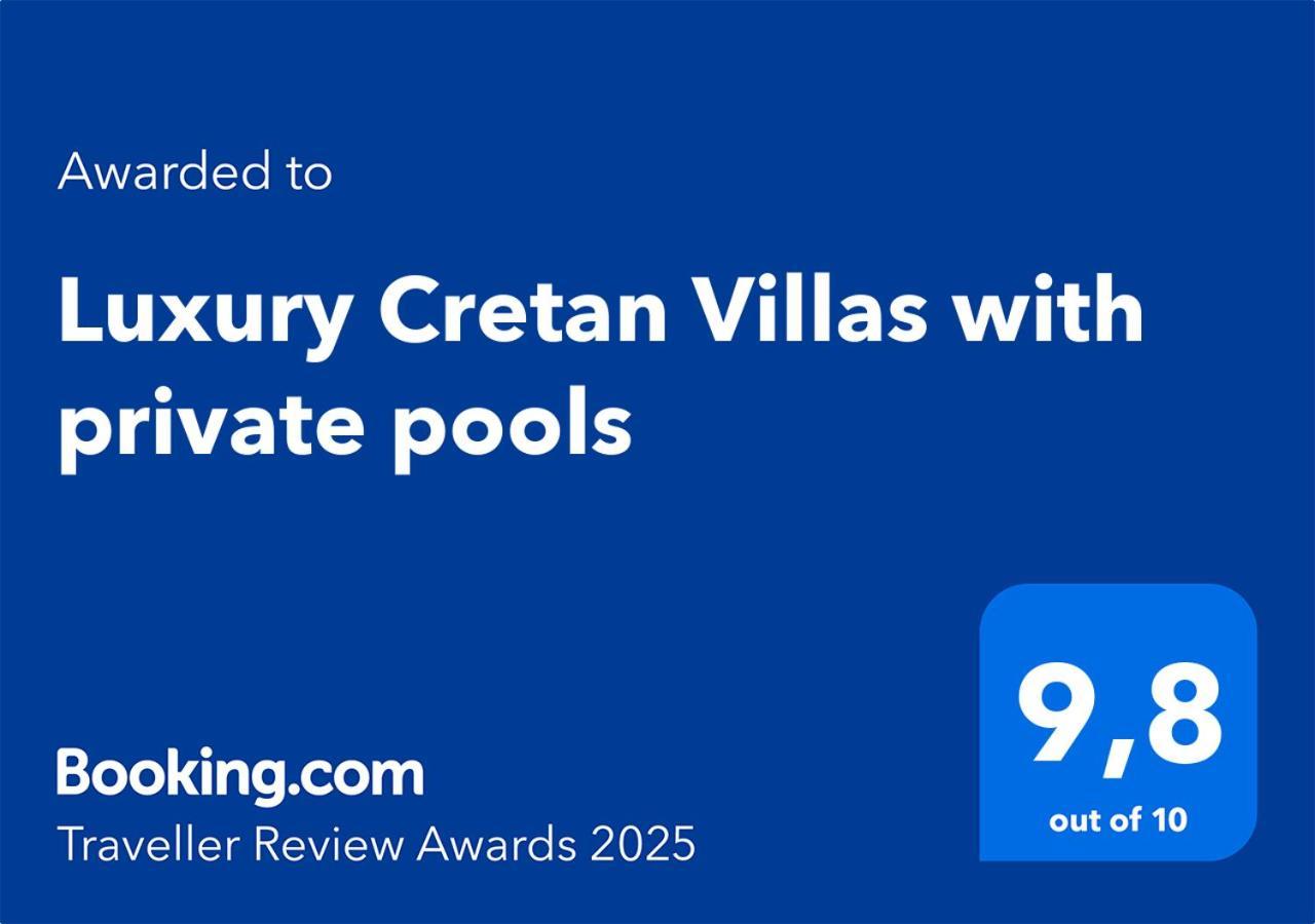 Luxury Cretan Villas With Private Pools Gállos Exteriér fotografie
